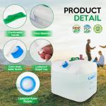 Collapsible 5.3 Gallon Water Containers - 2 Pack