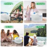 Collapsible 5.3 Gallon Water Containers - 2 Pack