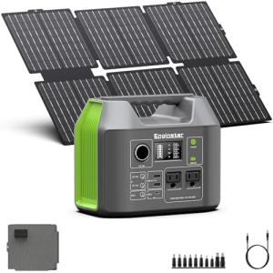 300W Portable Solar Generator with Foldable Panel