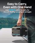 Portable Outdoor Power Station, 288Wh LiFePO4 Battery
