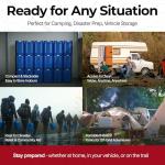 5 Gallon Stackable Emergency Water Storage Tanks