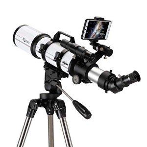 GGPUS 80AZ Motorized Telescope with Altazimuth Mount