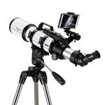 GGPUS 80AZ Motorized Telescope with Altazimuth Mount