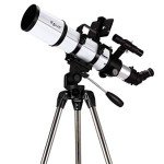 GGPUS 80AZ Motorized Telescope with Altazimuth Mount