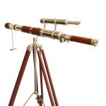 Vintage Brass Telescope with 64x Magnification