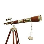 Vintage Brass Telescope with 64x Magnification