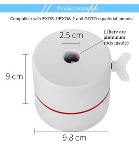 5kg Counterweight for EXOS-1/EXOS-2 Telescope