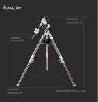 8" Newtonian Telescope with EXOS-2 GOTO Mount