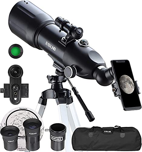 80mm Motorized Telescope Mount for Astronomy Beginners