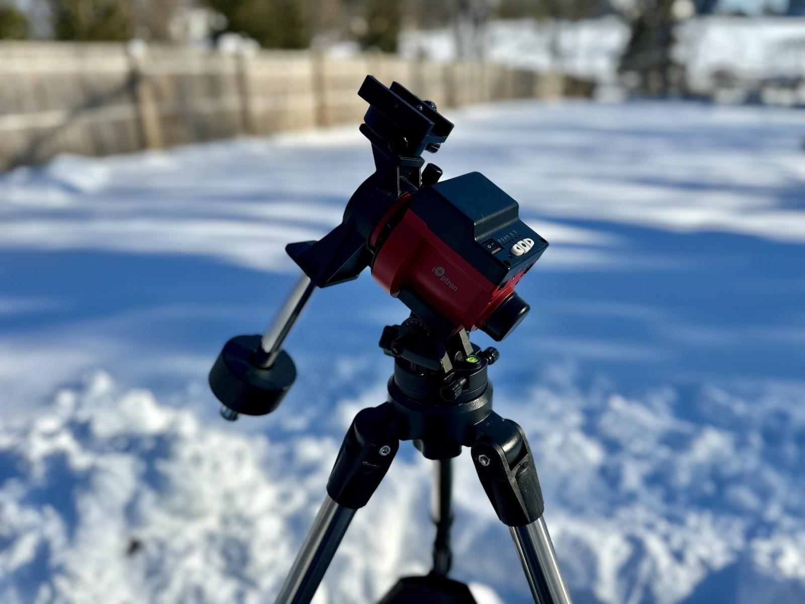 iOptron SkyGuider Pro Star Tracker Mount Package