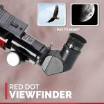 AmScope 80mm Refractor Telescope with Equatorial Mount