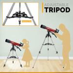 AmScope 102mm Refractor Telescope with Alt-AZ Mount