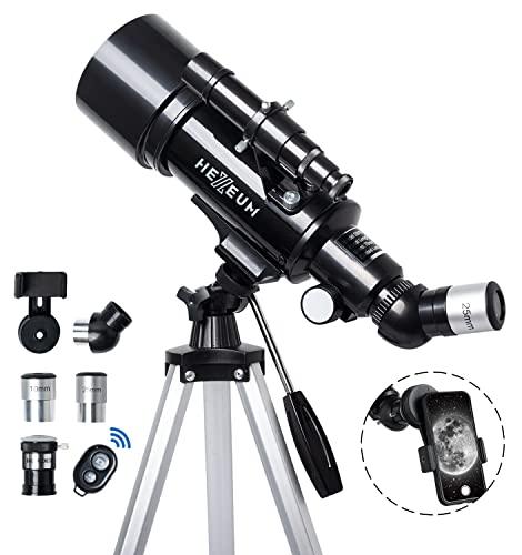 70mm Telescope with AZ Mount, Multi-Coated Optics, Phone Adapter