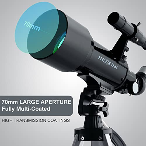 70mm Telescope with AZ Mount, Multi-Coated Optics, Phone Adapter