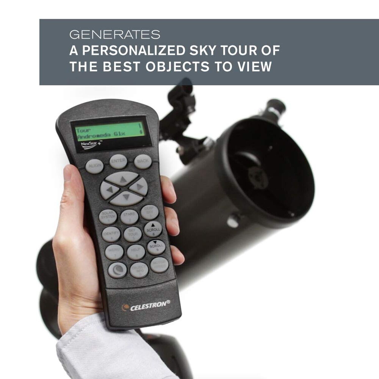 Compact Celestron NexStar 127SLT Computerized Telescope with Mount