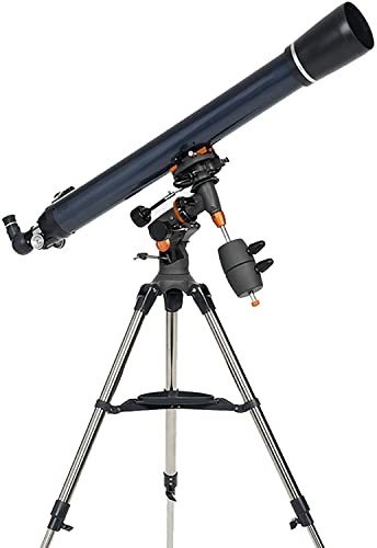 90mm Equatorial Telescope Mount for Stargazing
