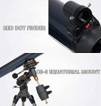 90mm Equatorial Telescope Mount for Stargazing