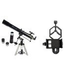 Celestron PowerSeeker 80EQ Telescope with Smartphone Adapter