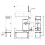 BUNN Axiom 15-3 Single Coffee Brewer 4.5 Gallons