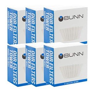 BUNN 8-12 Cup Coffee Filters, 100 Count