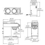 BUNN CWTF15-3 Automatic Coffee Brewer with Warmers