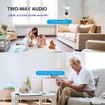Wireless Outdoor Security Camera, 360°, 1080p, Two-Way Audio