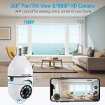 HD Wireless Light Bulb Security Camera with Motion Detection