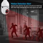 HD Wireless Light Bulb Security Camera with Motion Detection