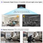 Mini Spy Camera 1080P with Night Vision and Motion Detection