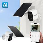 Solar-Powered 4K AI Outdoor Security Camera