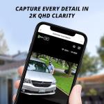 Solar-Powered 4K AI Outdoor Security Camera