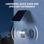 Solar-Powered 4K AI Outdoor Security Camera
