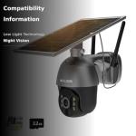 S600 Solar Security Camera with 360° View