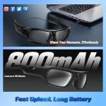 4K Smart Camera Glasses with UV400 Protection