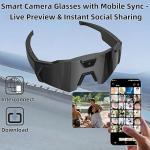 Smart Camera Glasses for Action and Adventure