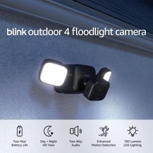 Blink Outdoor 4 Floodlight Camera - Wire-Free Security