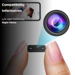 Mini Spy Camera with Motion Detection, Night Vision