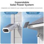 AOSU 4K Wireless Solar Security Camera System