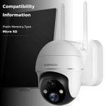 ZUMIMALL 360° Solar Outdoor Security Camera