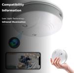 WiFi Hidden Spy Camera Smoke Detector 1080P