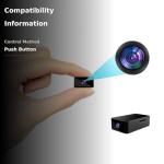 1080P Mini Hidden Camera - Rechargeable Loop Recording