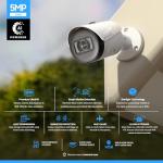 UltraHD Outdoor Bullet IP Security Camera - 5MP