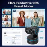 EMEET PIXY 4K AI Dual-Camera Streaming Webcam