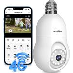 LaView 4G LTE Security Camera Light Bulb
