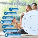 Spy Smoke Detector Camera with 32GB WiFi & Night Vision