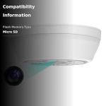Spy Smoke Detector Camera with 32GB WiFi & Night Vision
