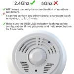 Spy Smoke Detector Camera with 32GB WiFi & Night Vision