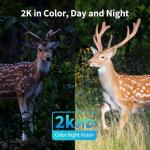 ELYSOO 4G Solar Security Cameras, 2-Pack, 360° View