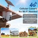 HOSAFE 4G SIM Card Outdoor Security Camera