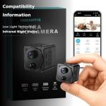 4K Mini Hidden Camera with Night Vision